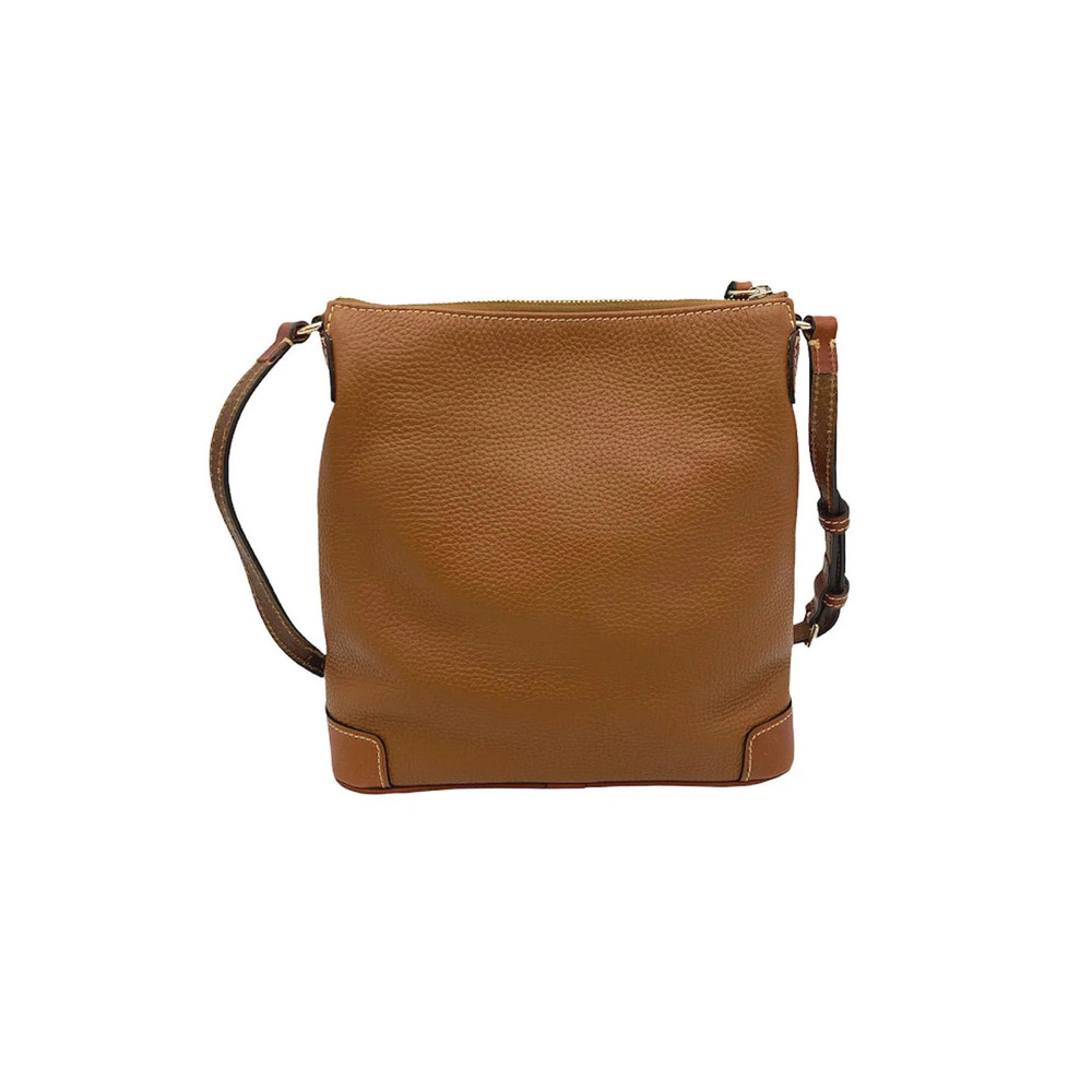 Dooney & Bourke Pebble Leather Crossbody Caramel - Picture 2 of 4